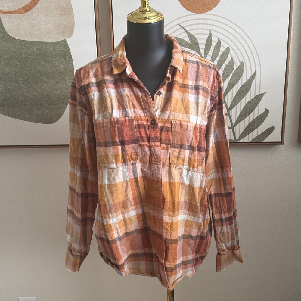3/$10 Universal Thread Orange Flannel